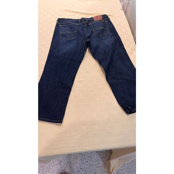 Lucky Brand Men's Classic Fit Straight Leg Denim Blue Jeans Dark Wash Size 12/31 - Picture 8 of 10